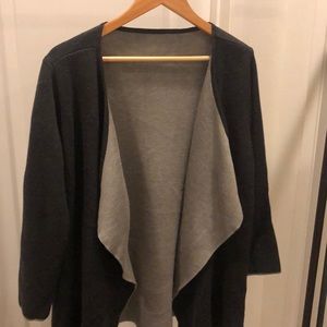 Long sleeve cashmere like cardigan